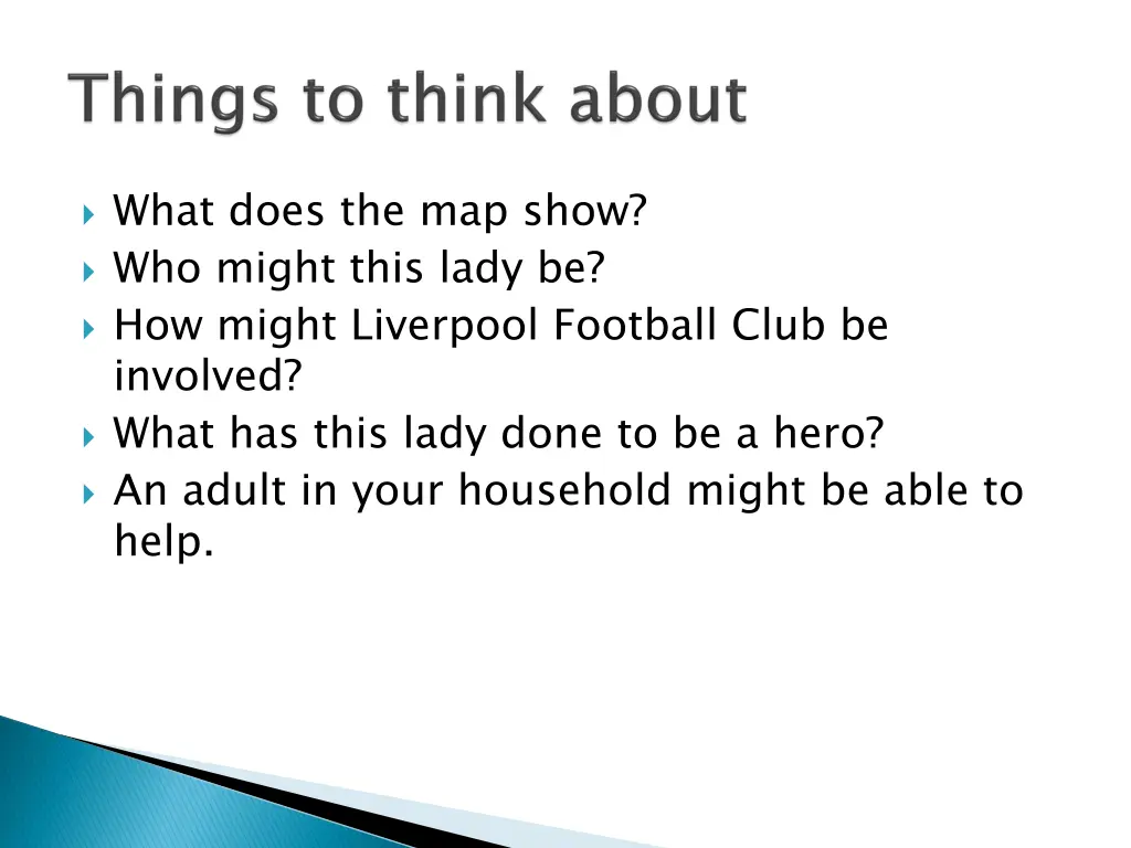 what does the map show who might this lady