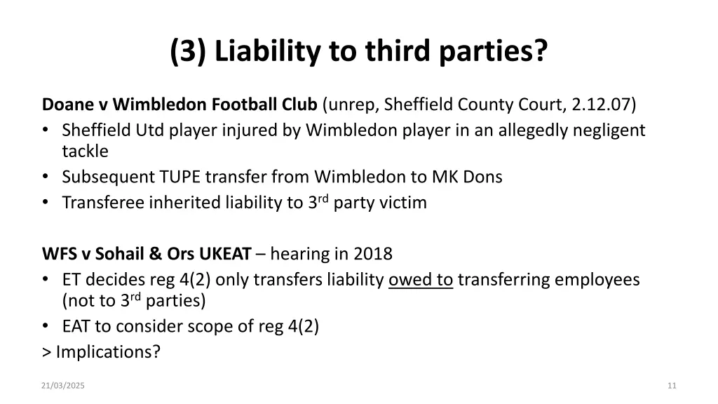 3 liability to third parties