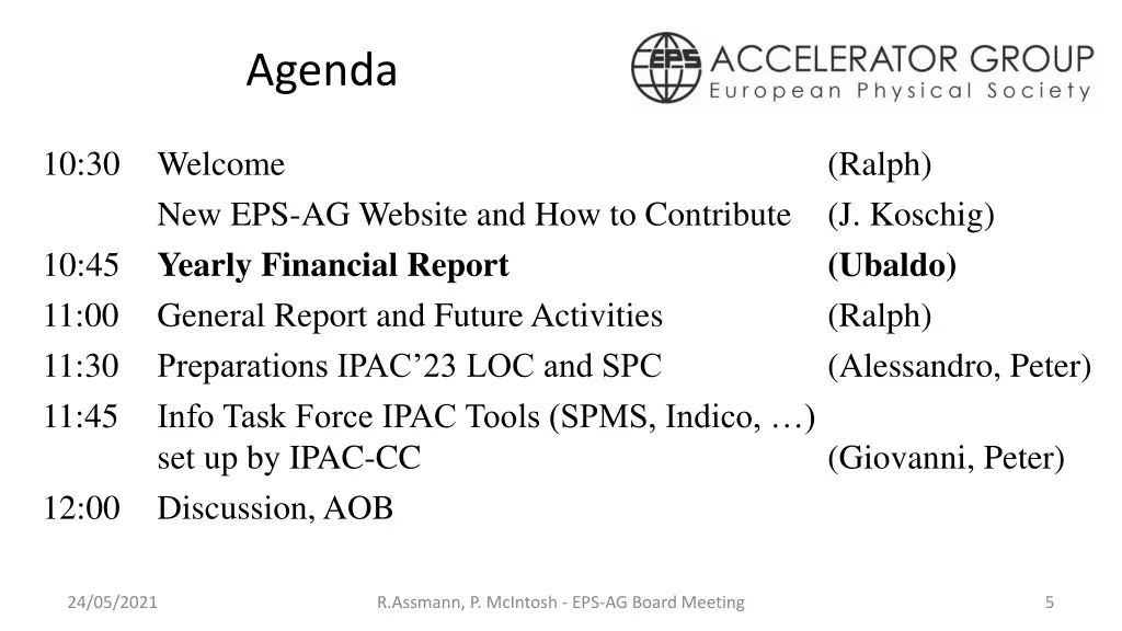 agenda 2