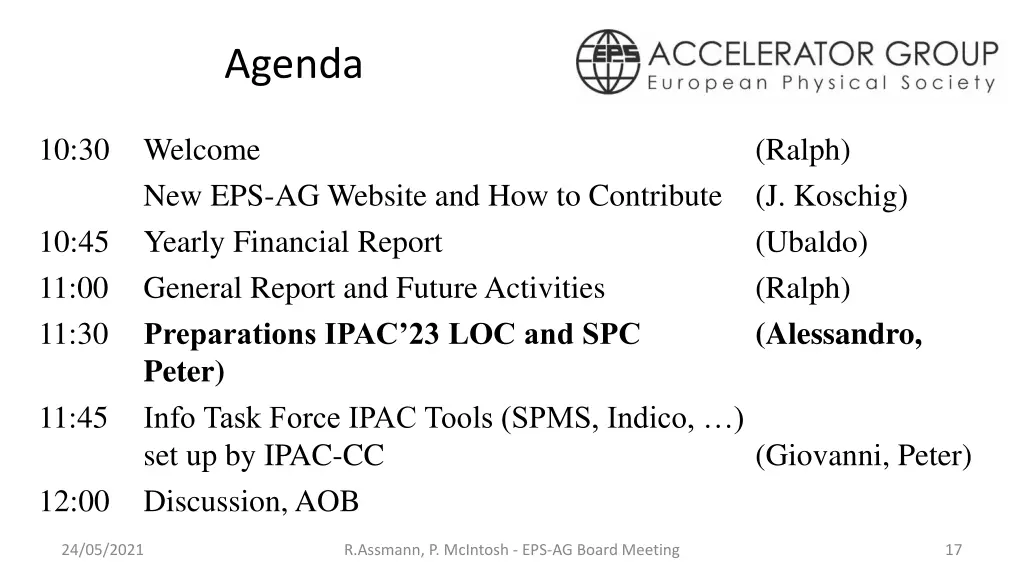 agenda 4