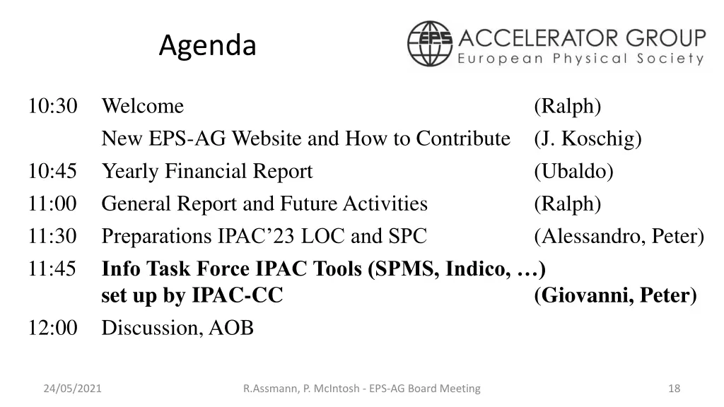 agenda 5