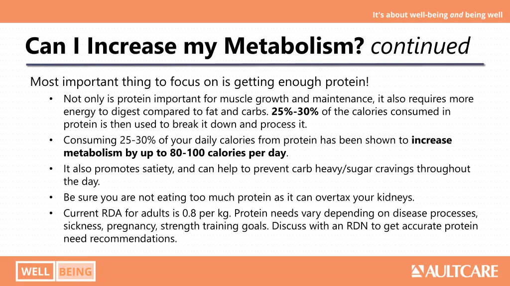 can i increase my metabolism continued