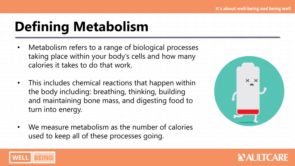 defining metabolism