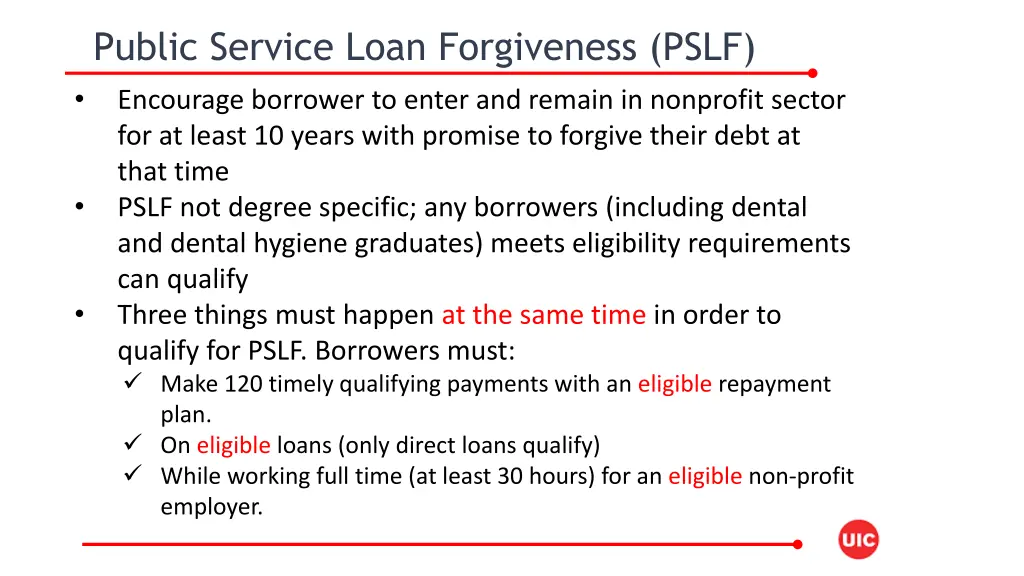 public service loan forgiveness pslf