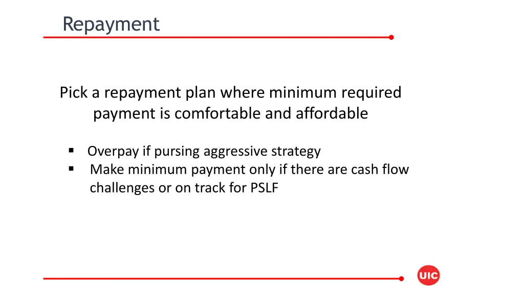 repayment