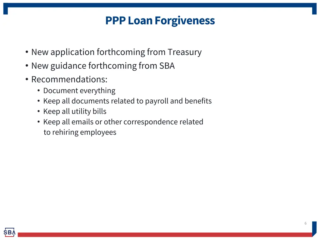 ppp loan forgiveness