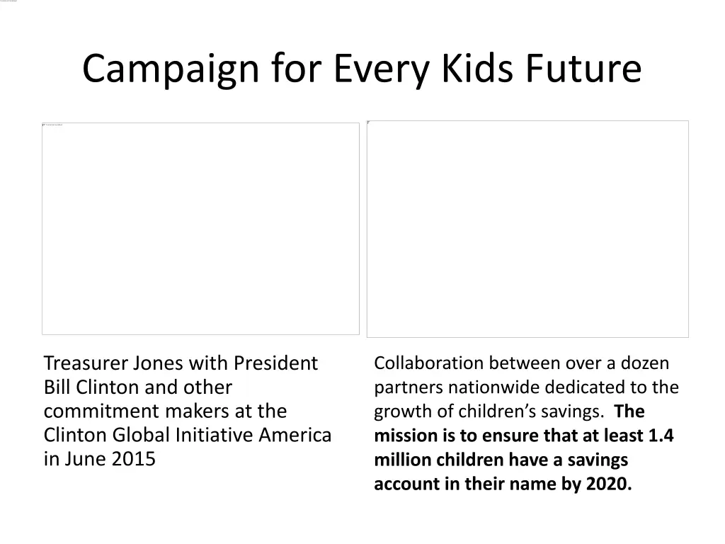 campaign for every kids future