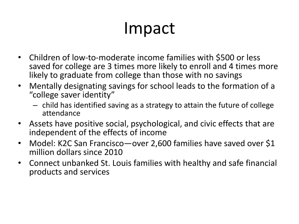 impact