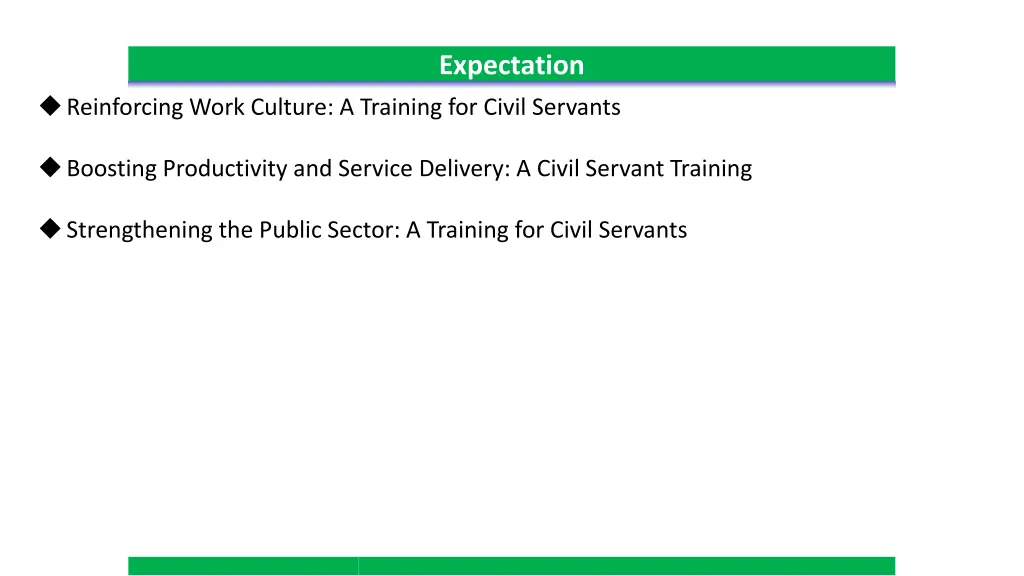 expectation
