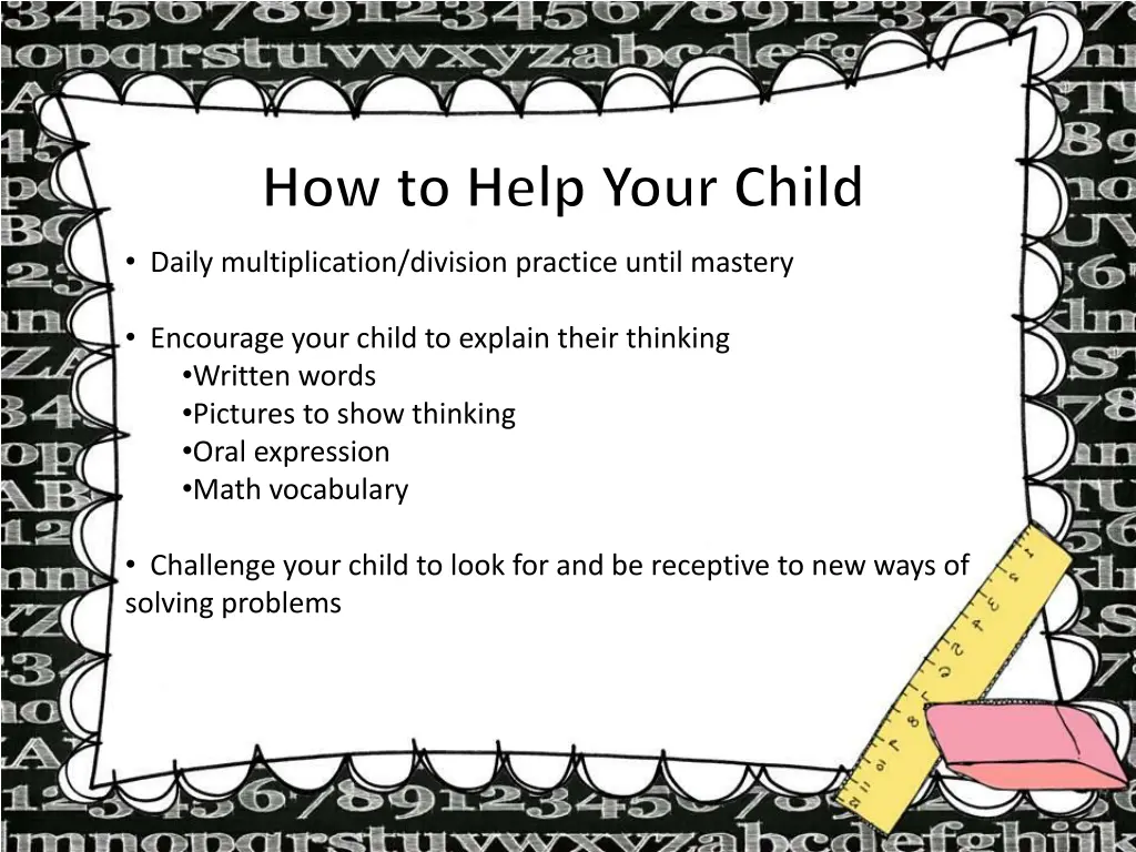 how to help your child
