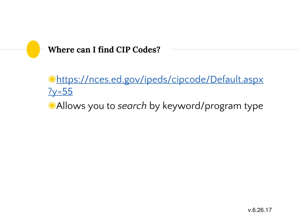 where can i find cip codes