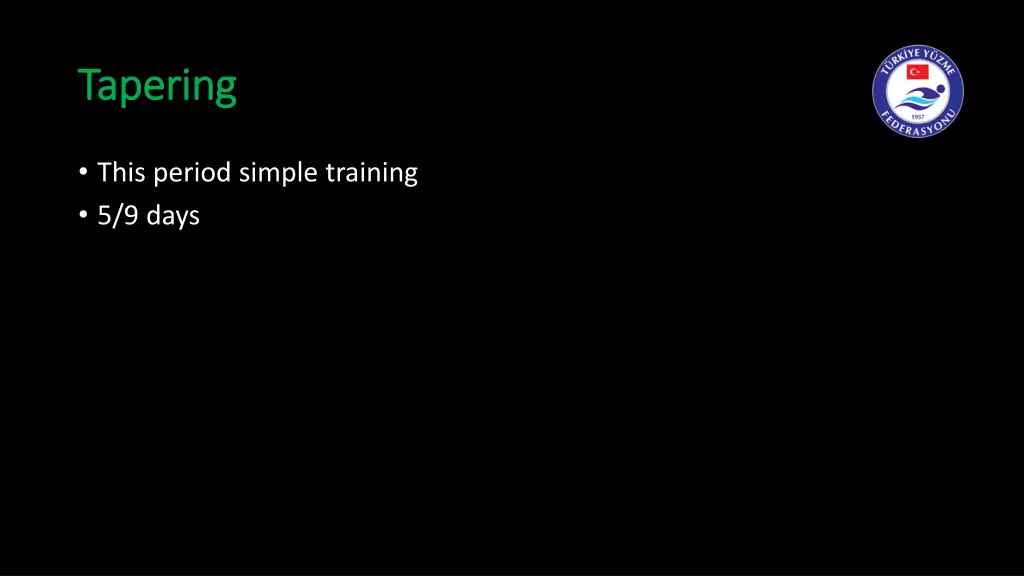 tapering tapering