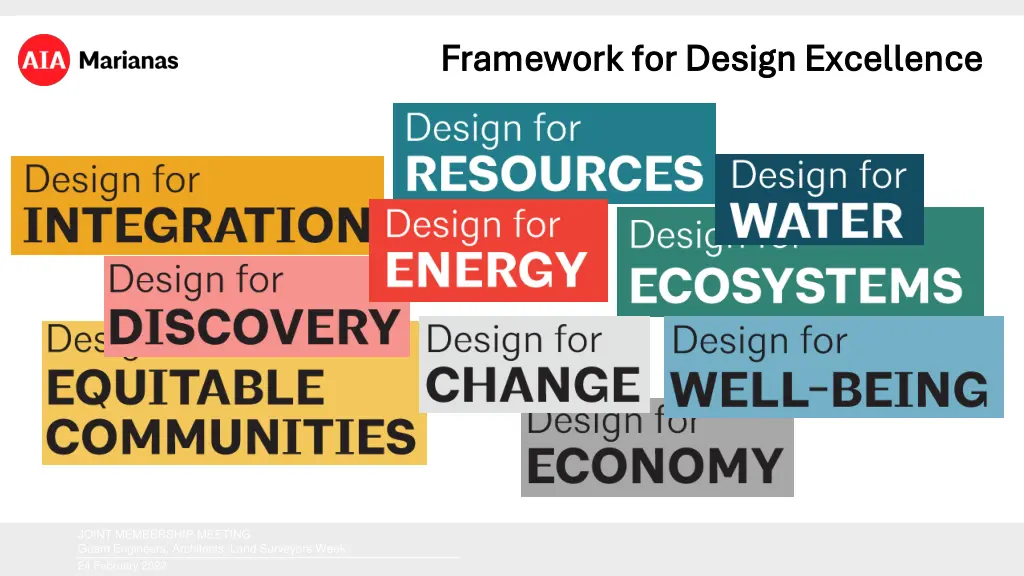 framework for design excellence framework