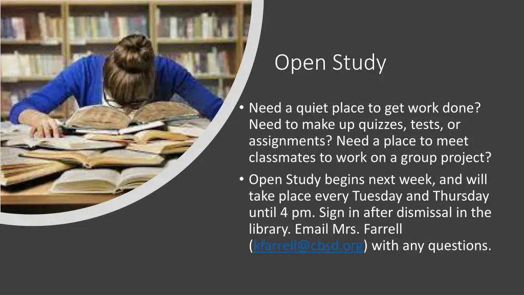 open study