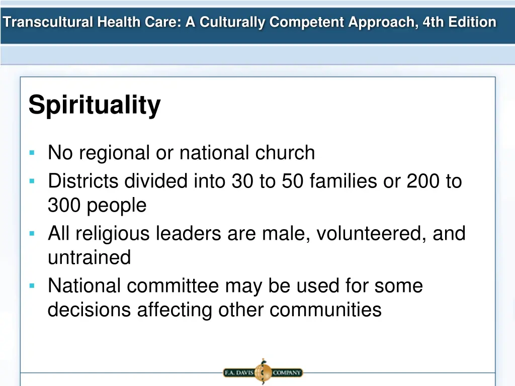 transcultural health care a culturally competent 19