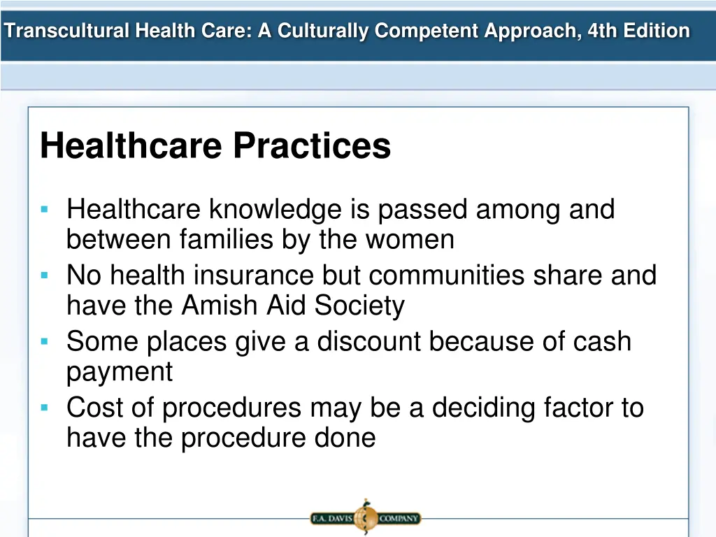 transcultural health care a culturally competent 22