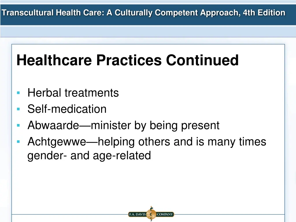 transcultural health care a culturally competent 23