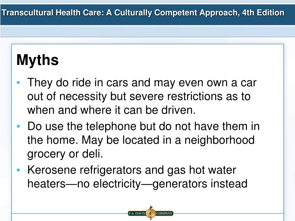 transcultural health care a culturally competent 8