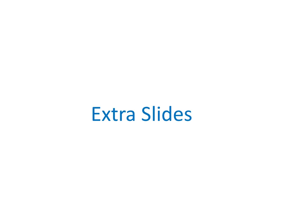 extra slides