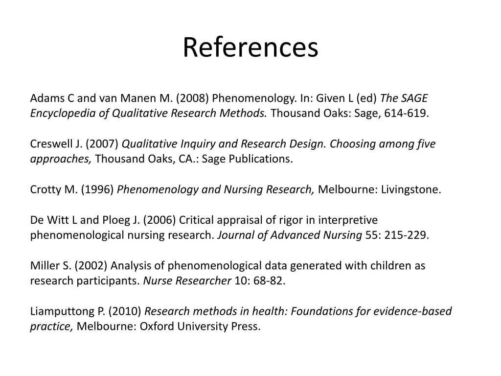 references