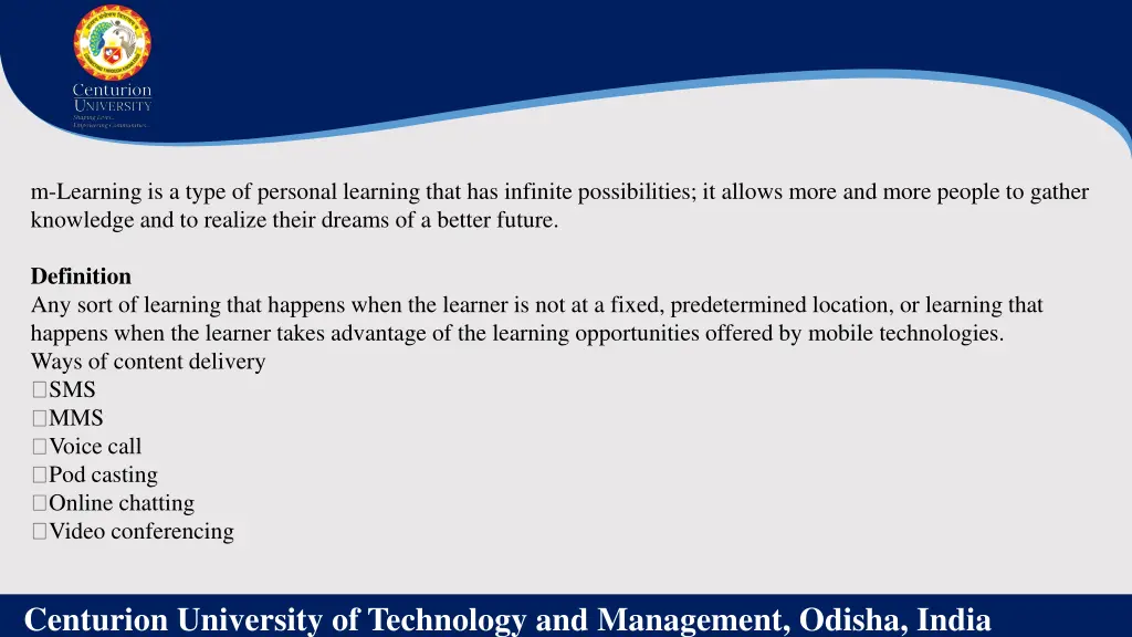 m learning is a type of personal learning that