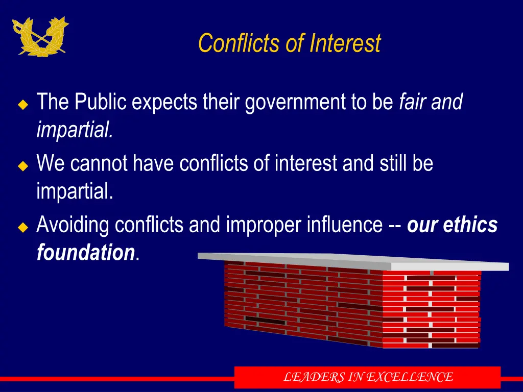 conflicts of interest