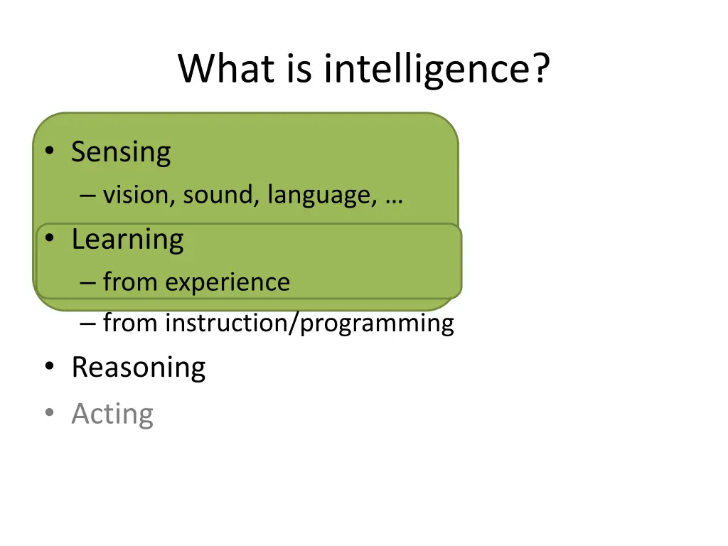 what is intelligence 2