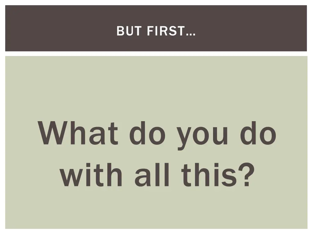 but first 1
