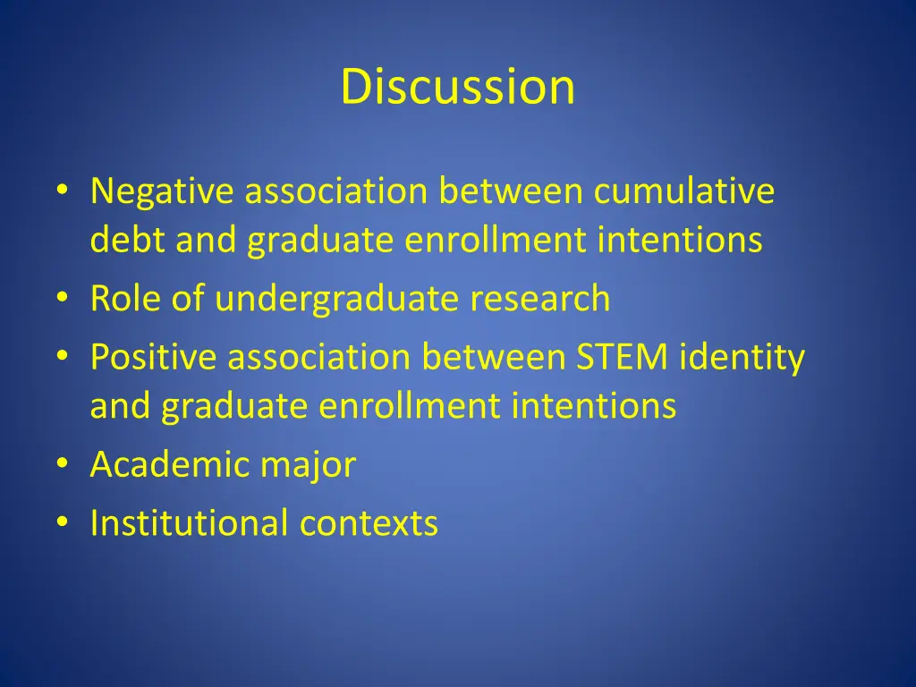 discussion