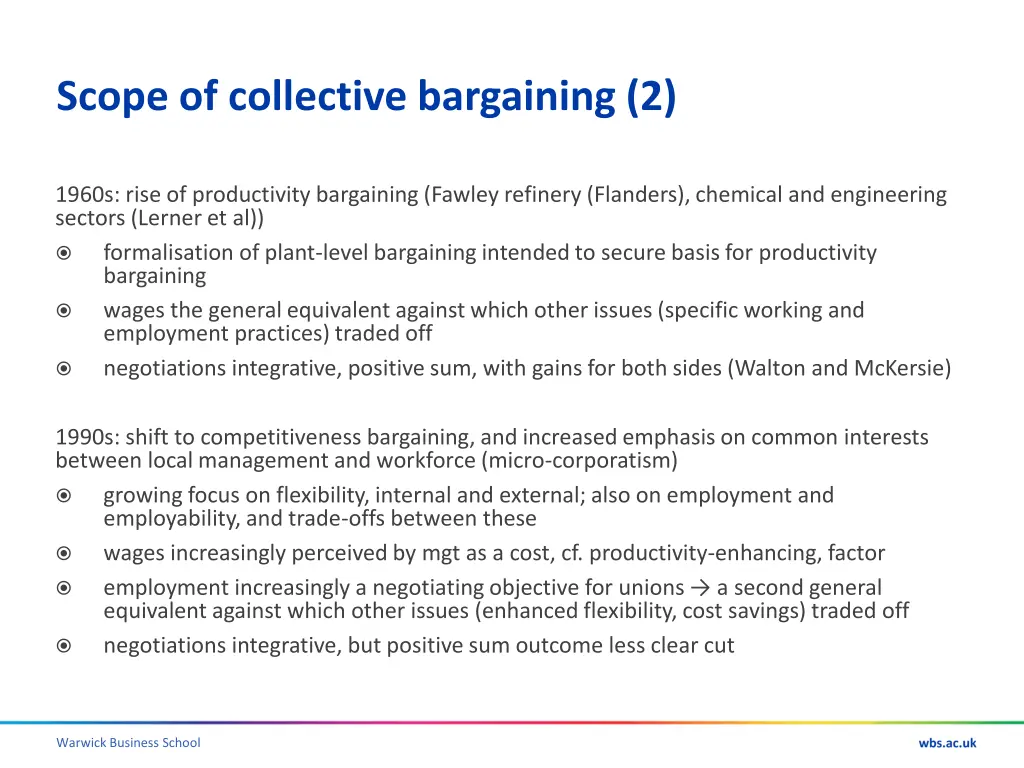 scope of collective bargaining 2