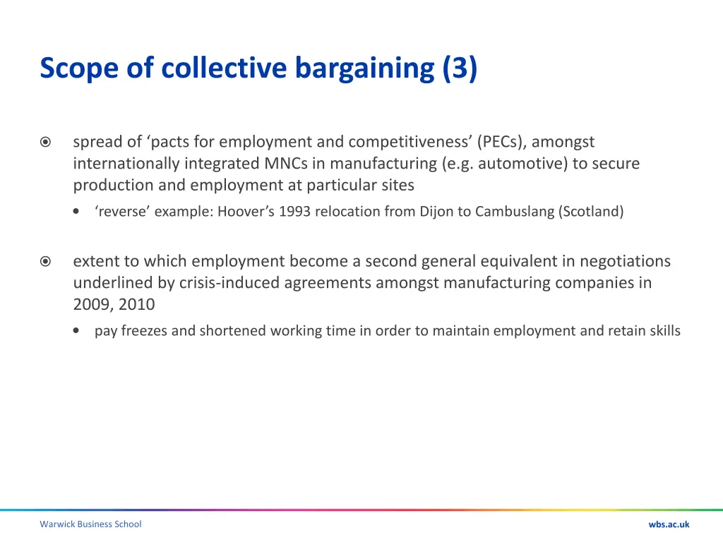 scope of collective bargaining 3