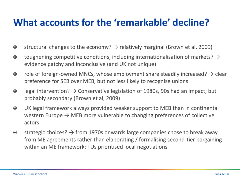 what accounts for the remarkable decline