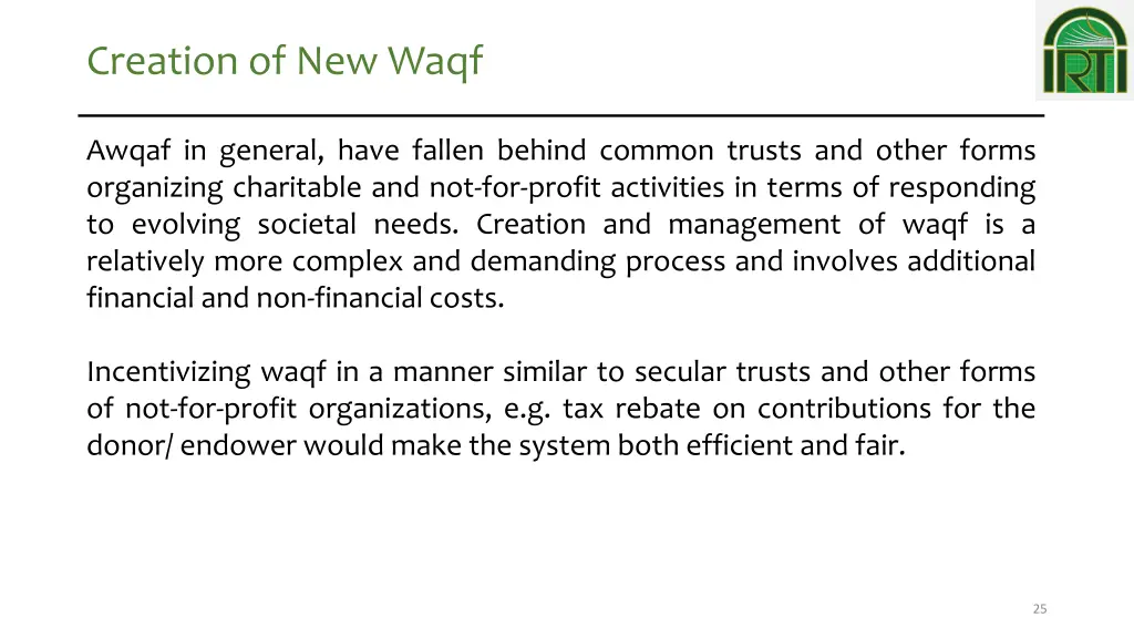 creation of new waqf 2