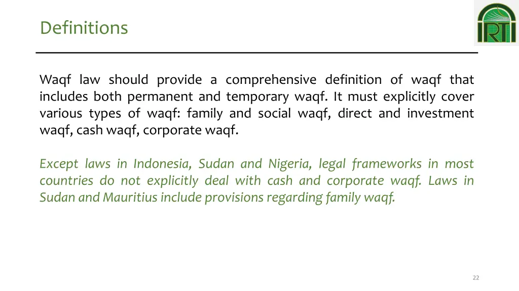 definitions