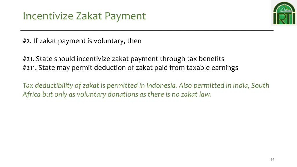 incentivize zakat payment 2