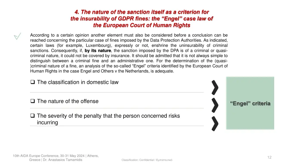 4 the nature of the sanction itself