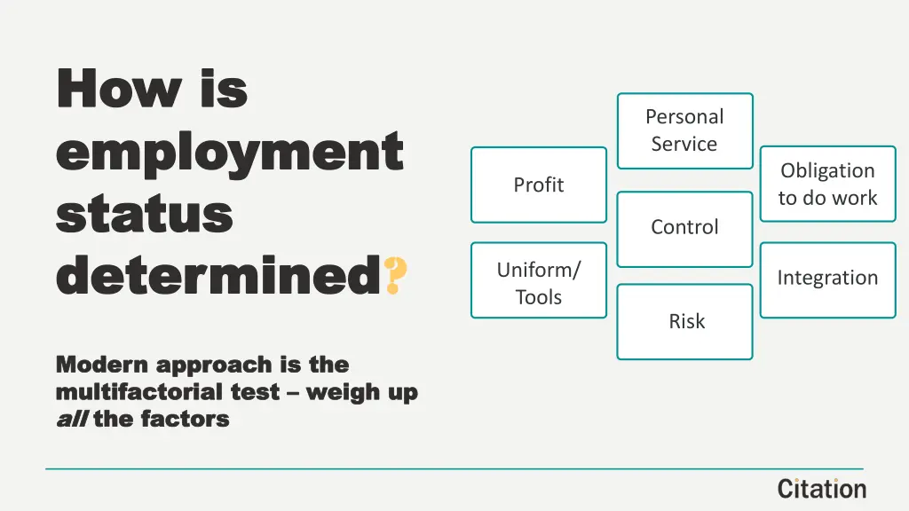 how is how is employment employment status status