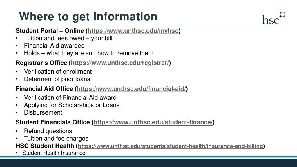 where to get information