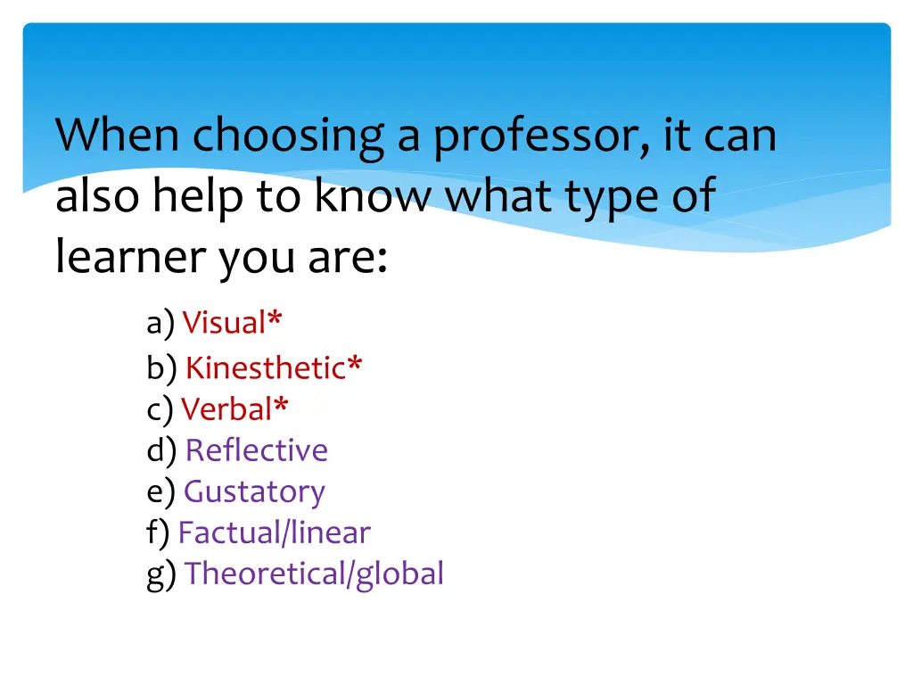when choosing a professor it can also help