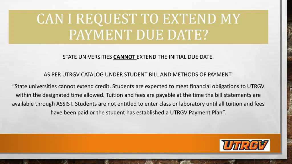 can i request to extend my payment due date