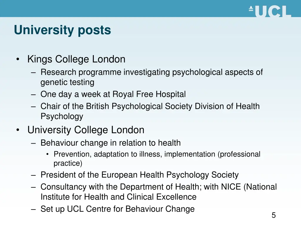 university posts