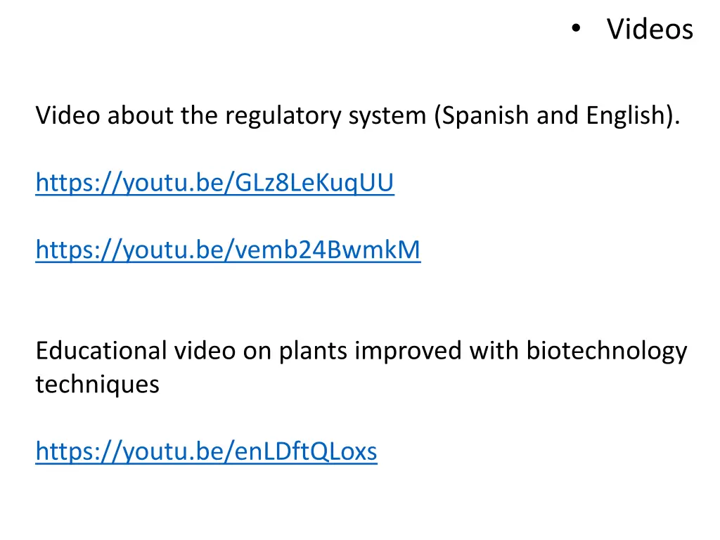videos