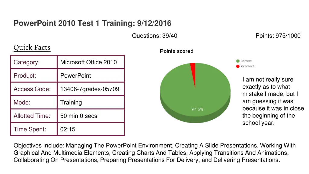 powerpoint 2010 test 1 training 9 12 2016
