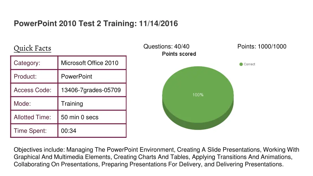 powerpoint 2010 test 2 training 11 14 2016