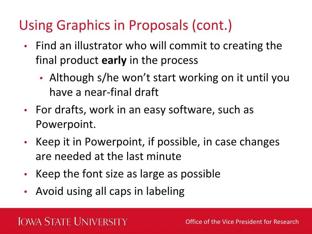 using graphics in proposals cont