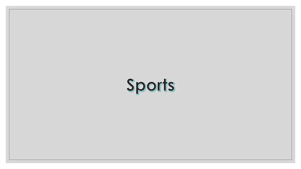 sports
