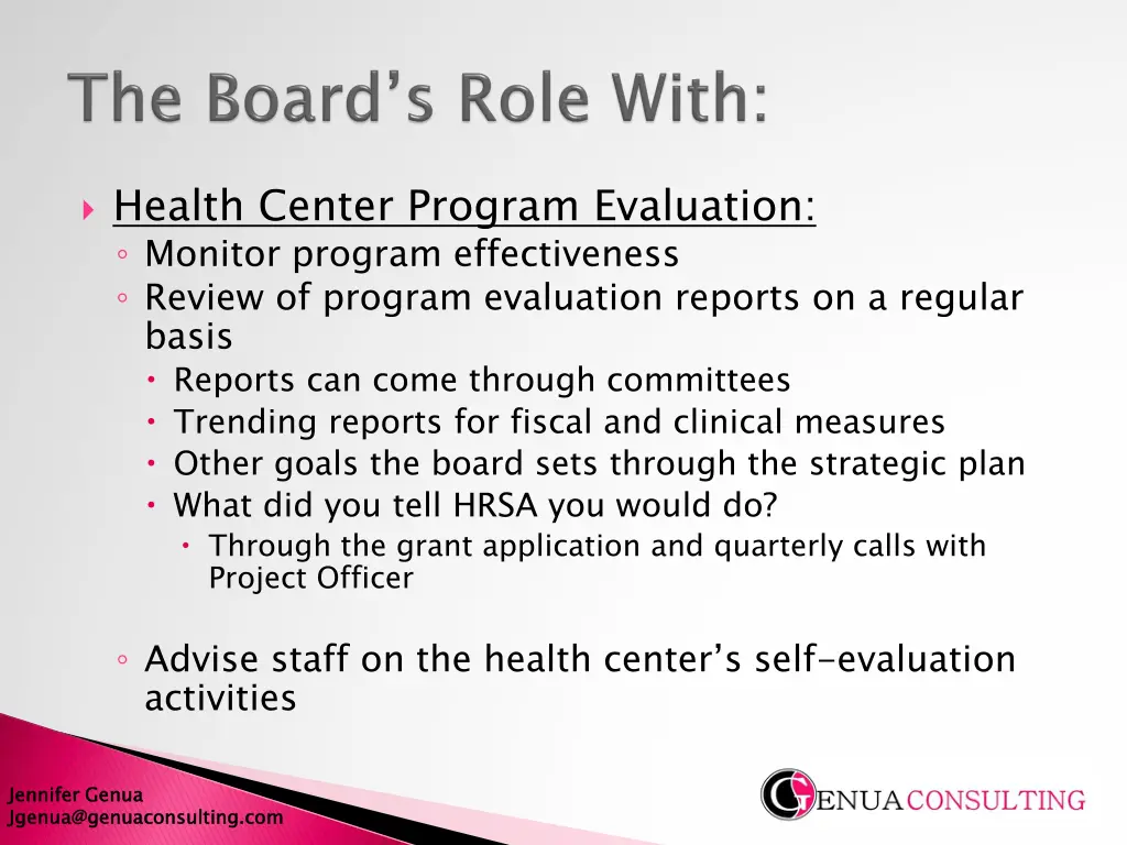 health center program evaluation monitor program