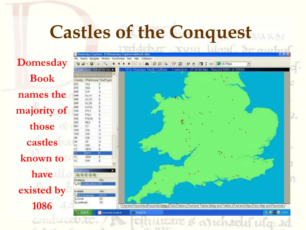 castles of the conquest 1