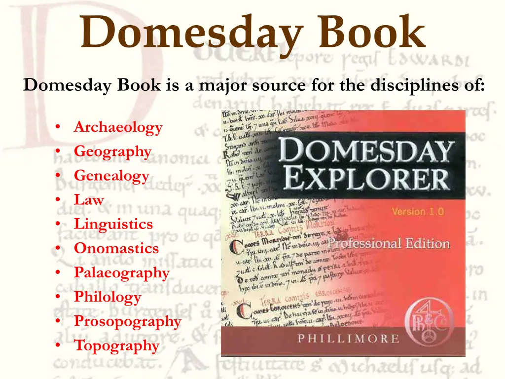 domesday book