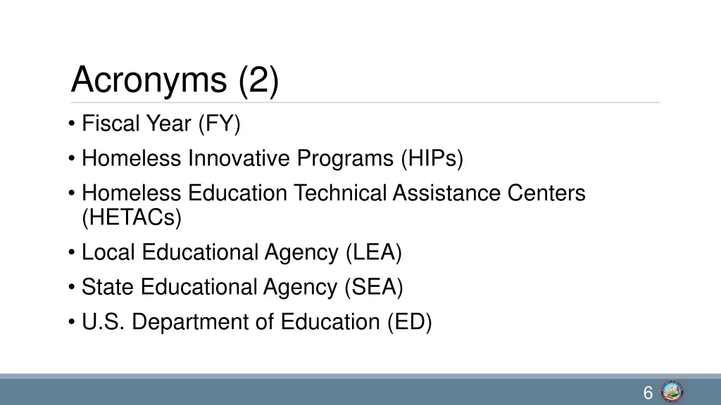 acronyms 2 fiscal year fy homeless innovative